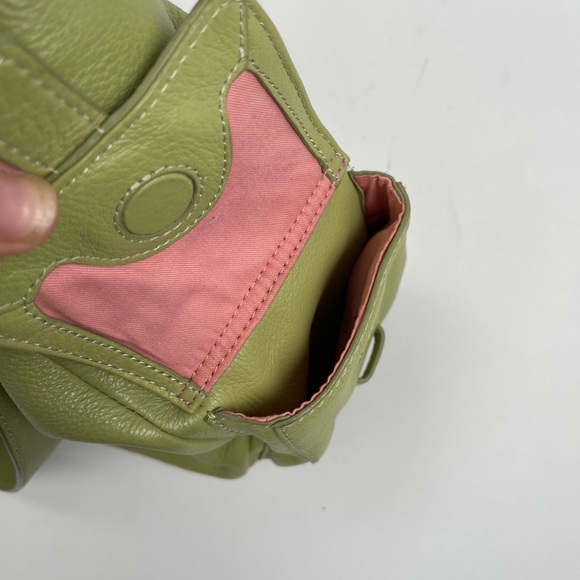 Sigrid Olsen Leather Shoulder Bag in Light Green - Picture 14 of 16